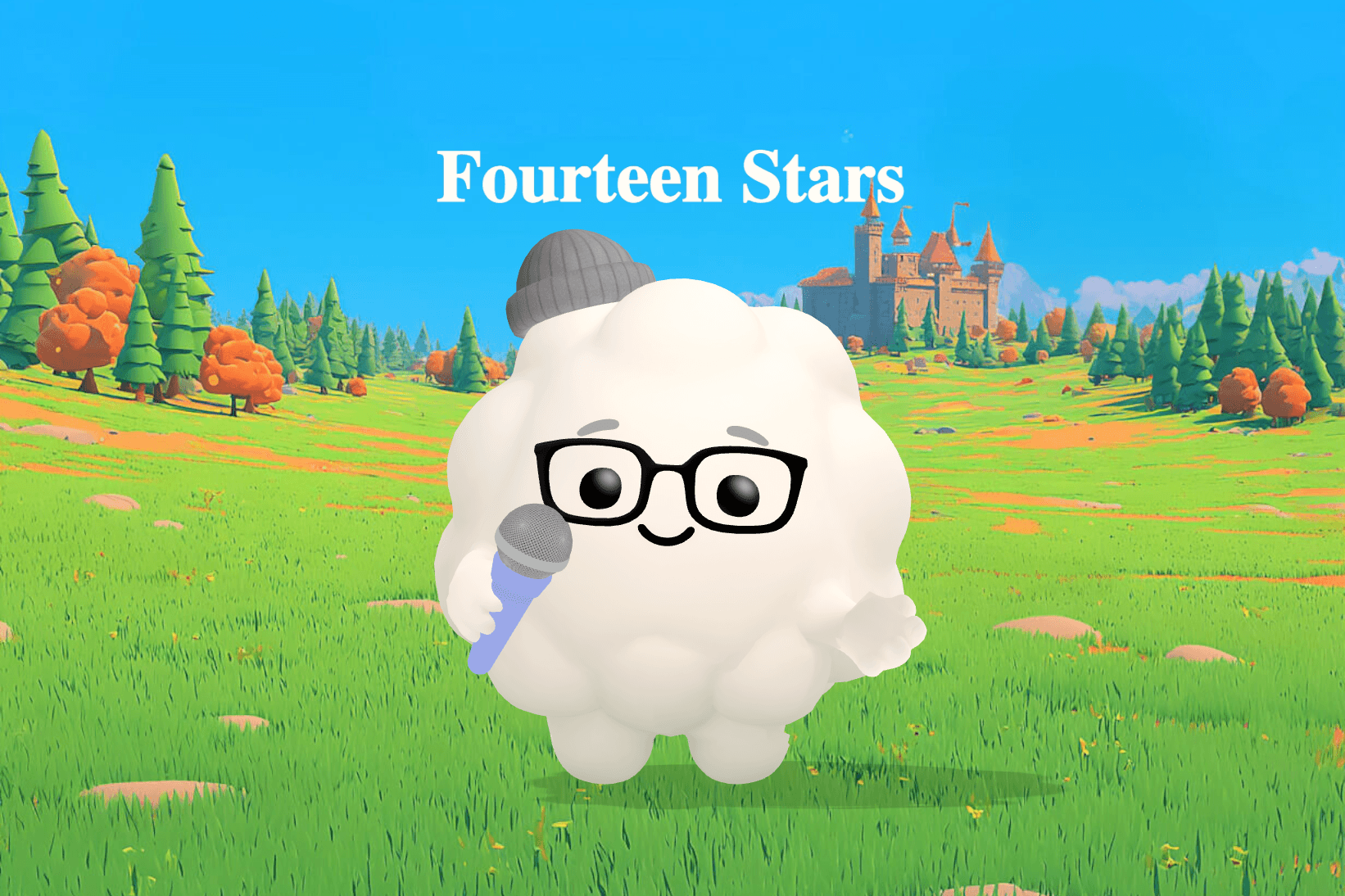 A small rabbit named Pip sitting at a moonlit window counting bright stars in the night sky before falling asleep.