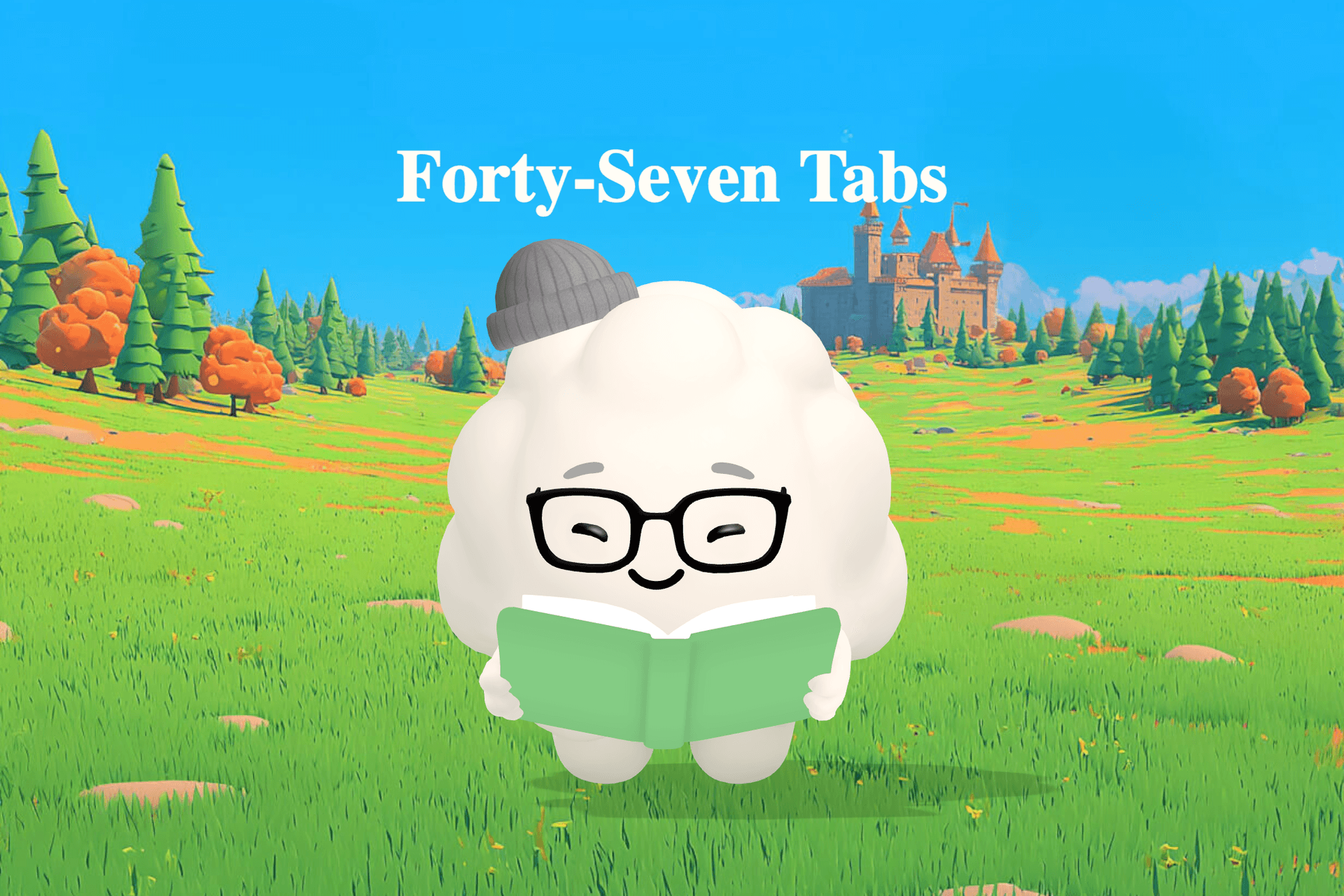 A girl named Emma sits at a breakfast table surrounded by floating thought bubbles about dinosaurs, clouds, and untied shoes while her mom smiles warmly over coffee.