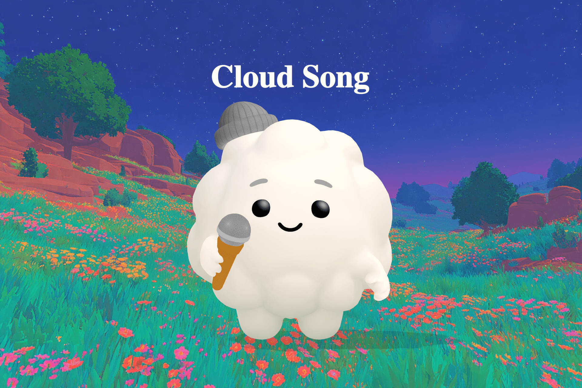 A soft, dreamy lullaby scene with warm starlight glowing over a peaceful nursery where a baby sleeps quietly.