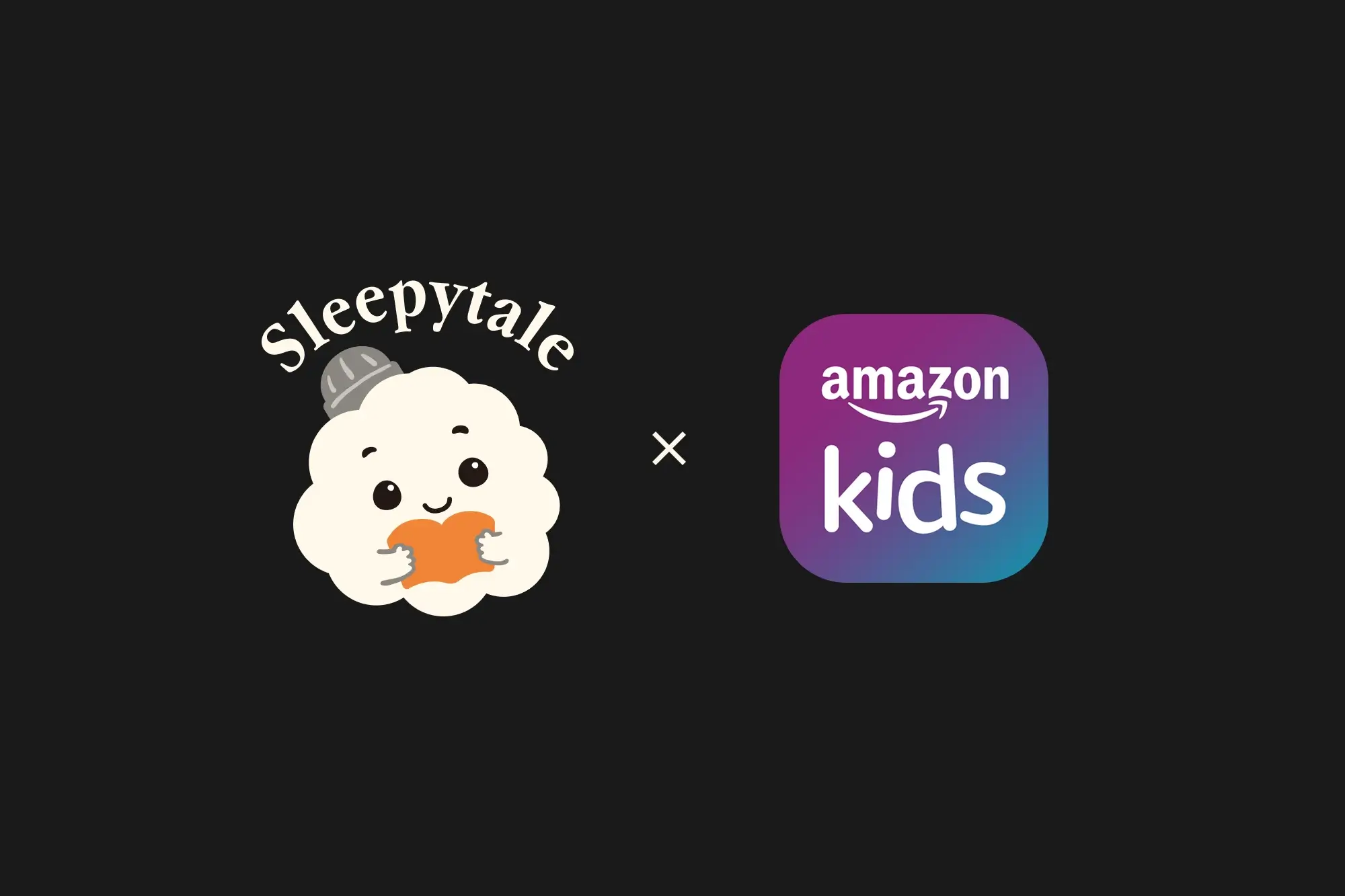 Sleepytale vs Amazon Kids+ comparison showing a personalized AI bedtime story app versus Amazon's all-in-one kids content subscription service.