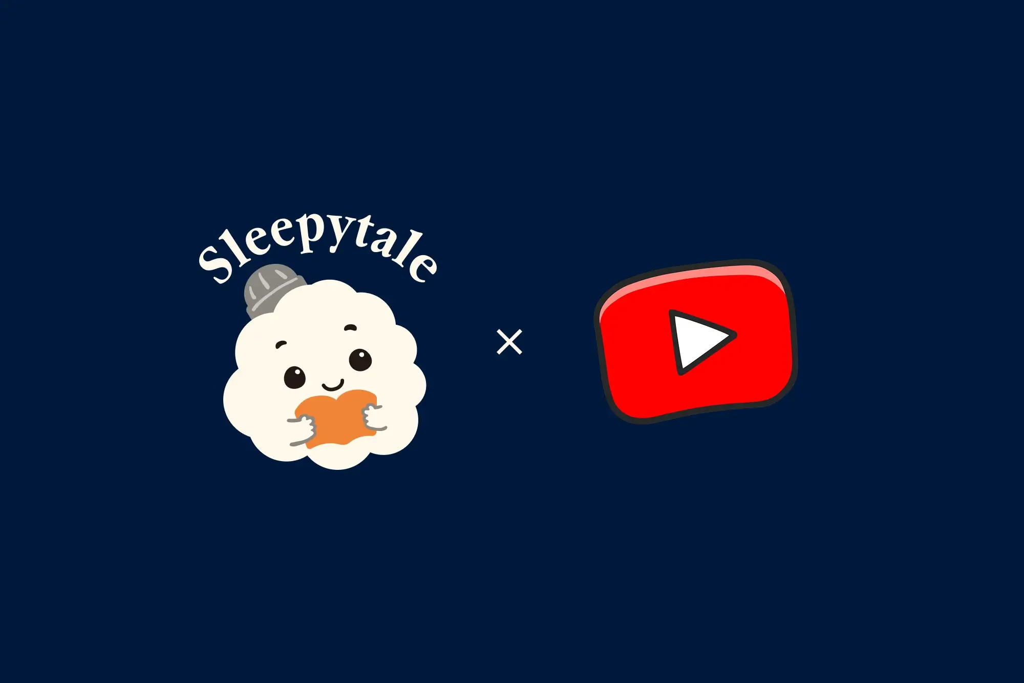 Sleepytale vs YouTube Kids comparison showing a personalized AI bedtime story app versus YouTube's kid-safe video platform for children's stories.
