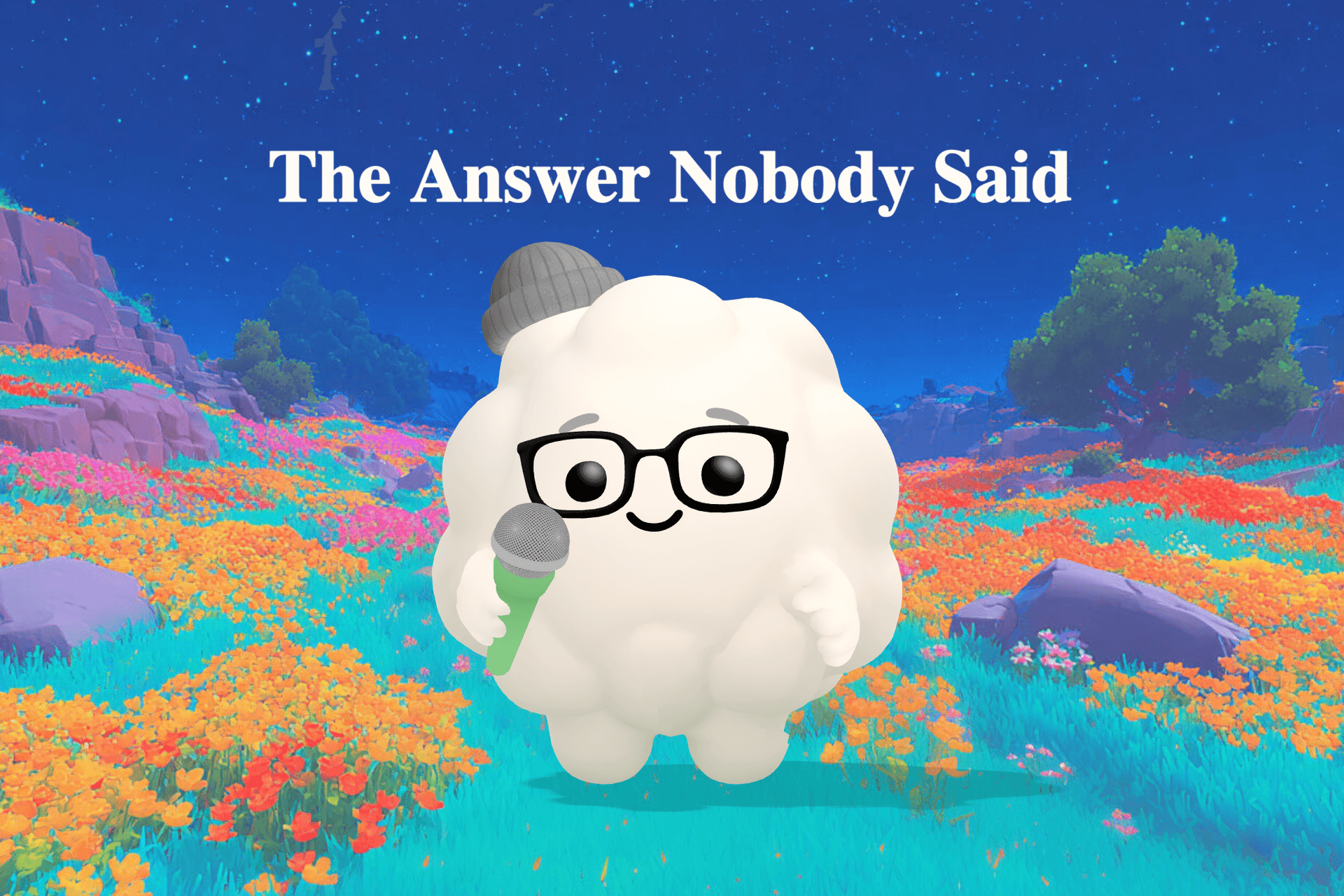 A quiet boy sits at his desk near a window, watching an oak tree with orange autumn leaves while classmates raise their hands around him.