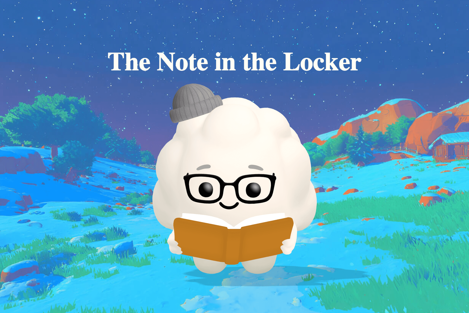 A girl slides a carefully folded note through the slot of a school locker in a quiet morning hallway.