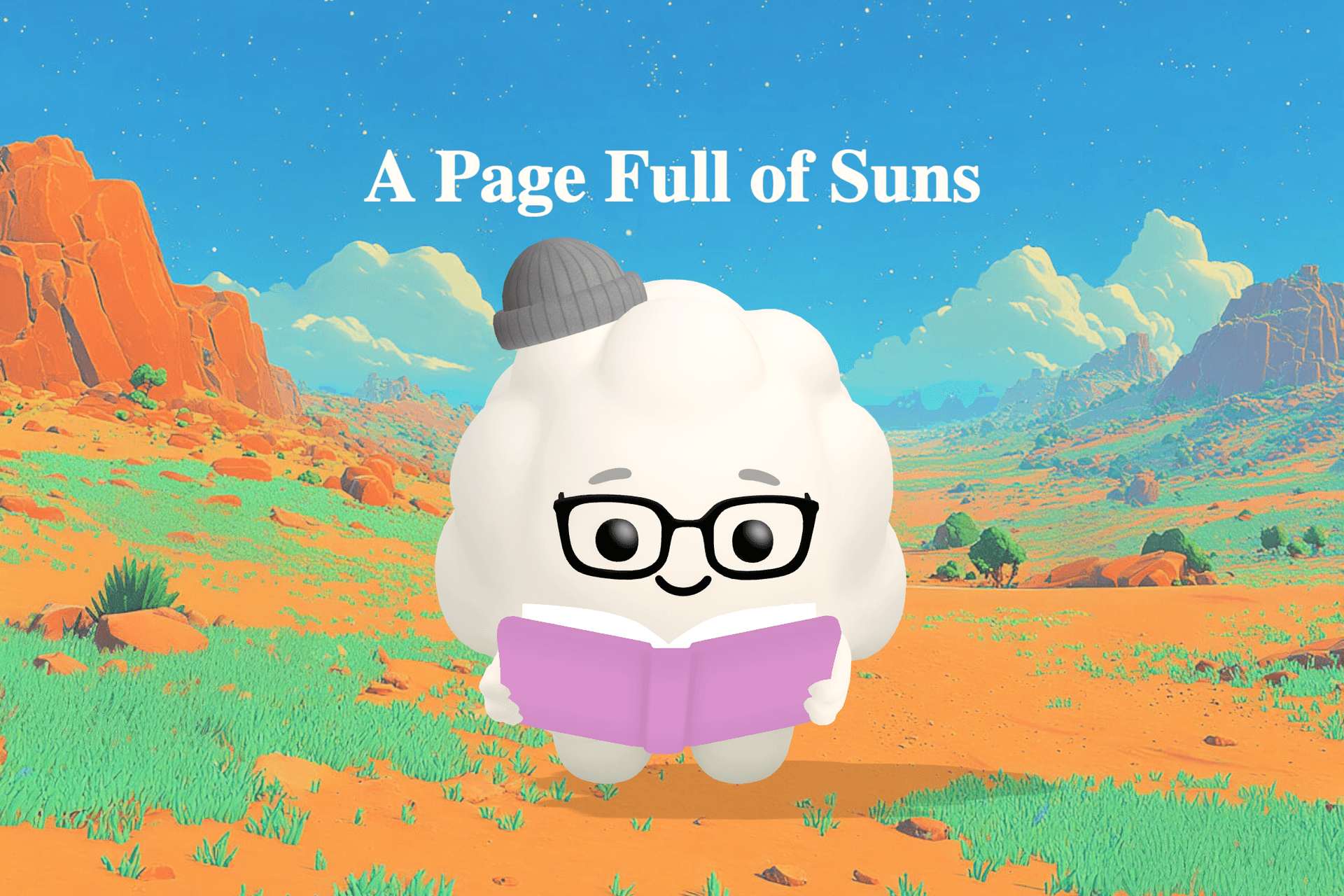 Two children sit at a classroom table covered in red crayon suns, sharing a single worn crayon between their drawings.