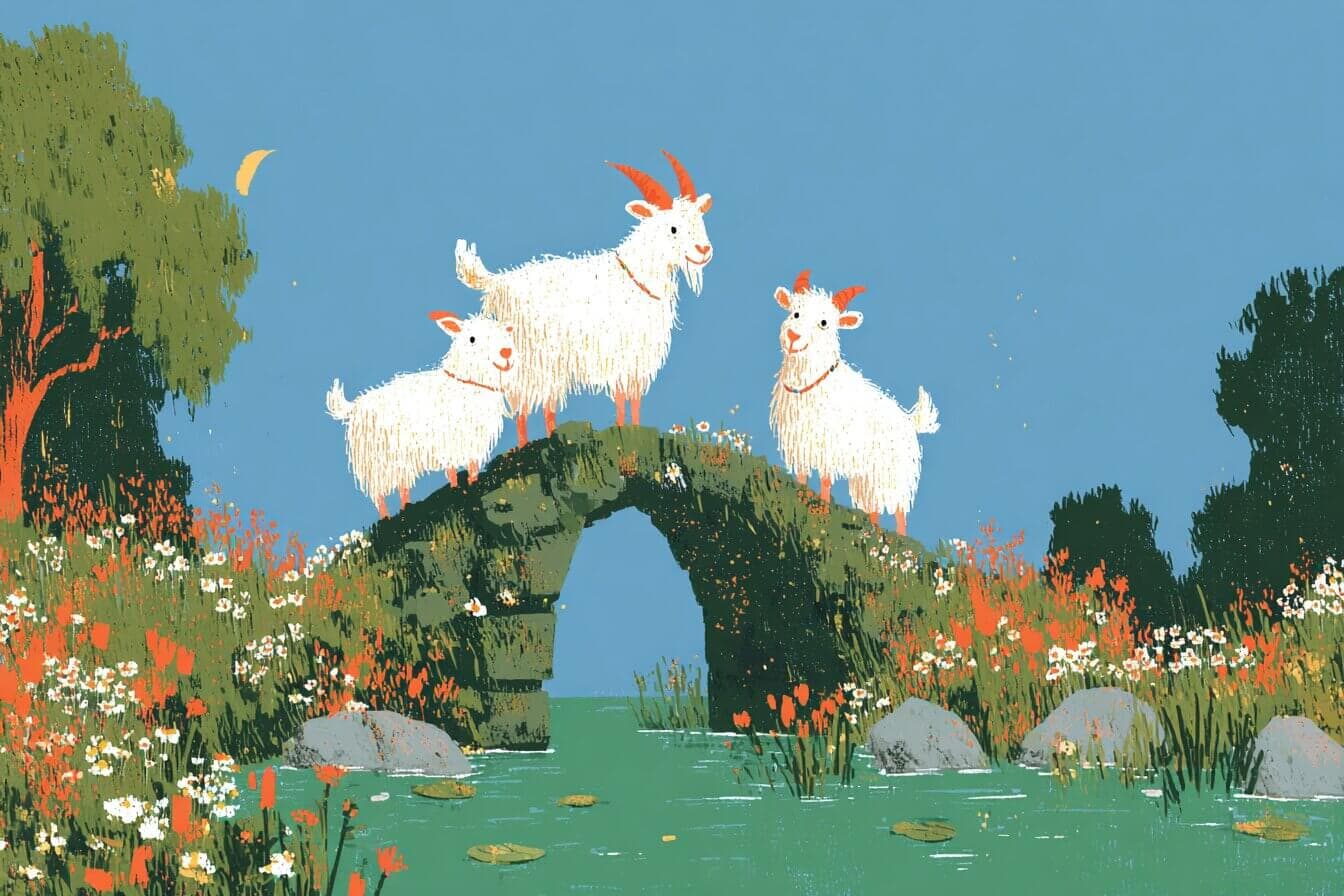 The Three Billy Goats Gruff Bedtime Story