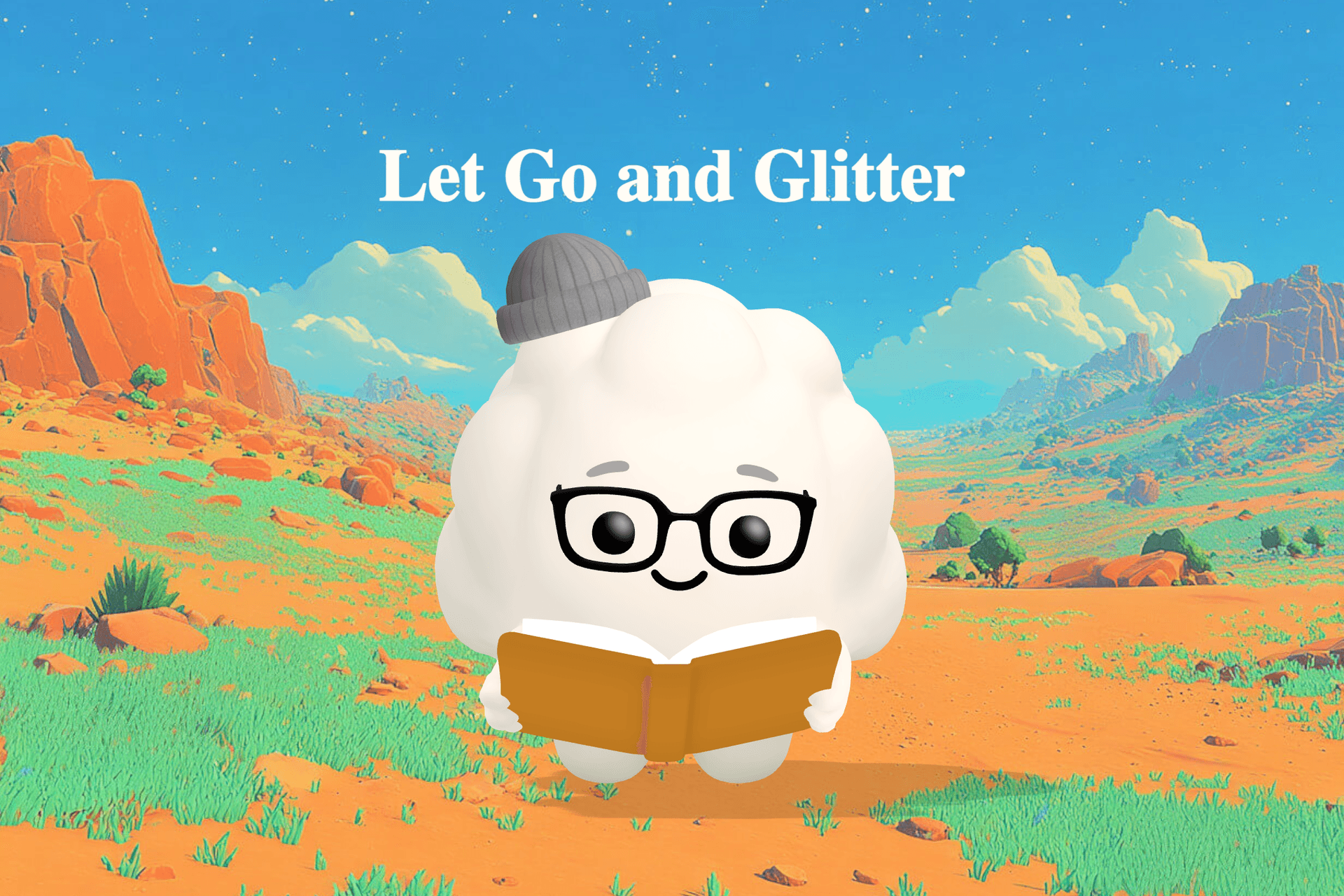 A young girl with silver glitter on her palm stands in a bright kindergarten classroom next to a friend drawing a horse with gold glitter.