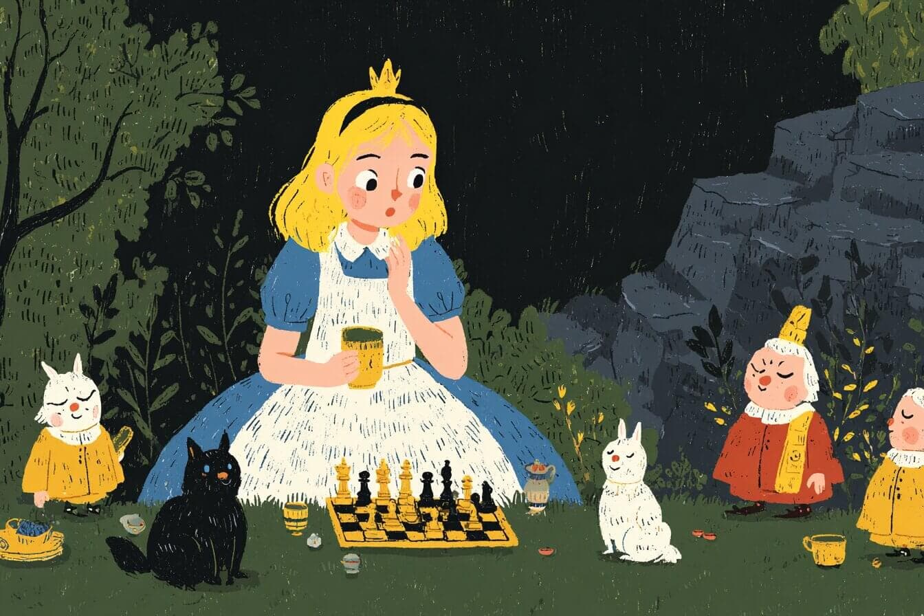 Through The Looking Glass Bedtime Story