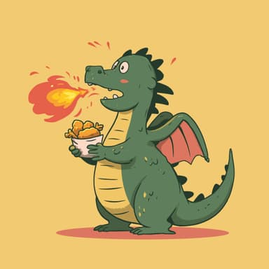 Funny dinosaur story about a hungry T-Rex learning to share