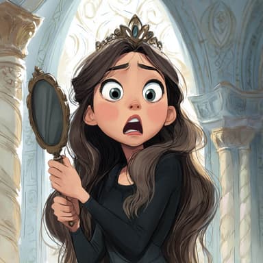 Funny short princess bedtime story about accepting curly hair and being yourself