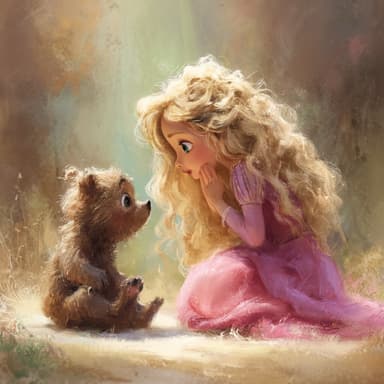 Heartwarming short princess bedtime story about kindness and letting go